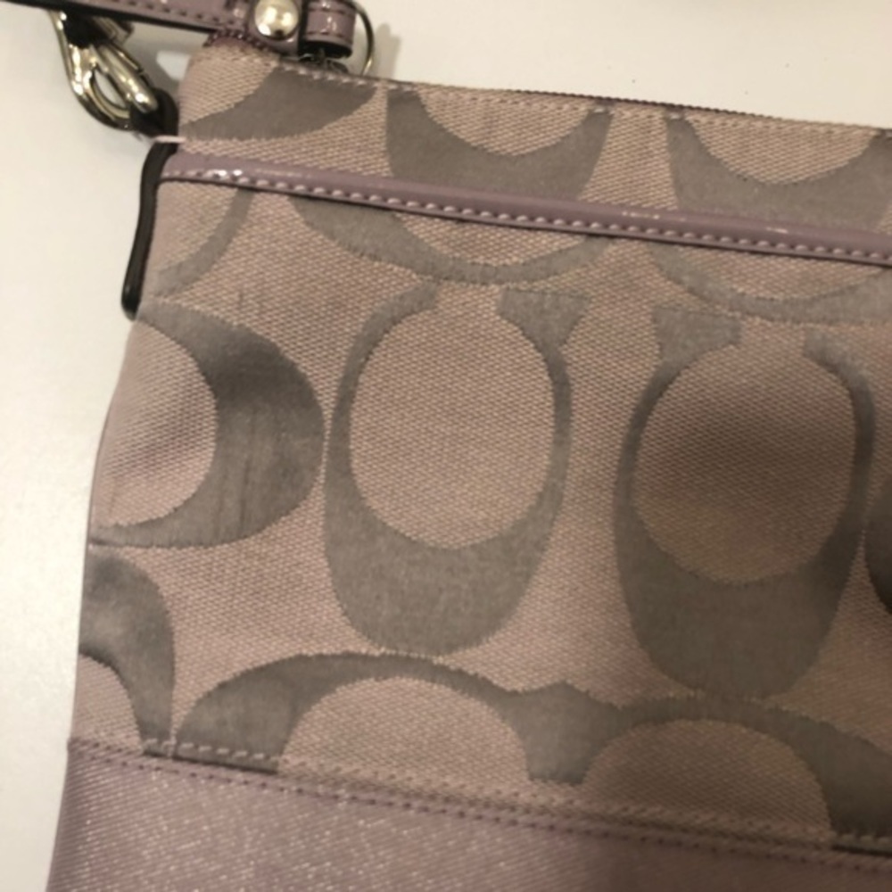 Coach purple lavender swingpack crossbody bag - Picture 8 of 13